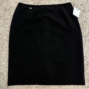 Calvin Klein Black Career Skirt Size 14 NWT